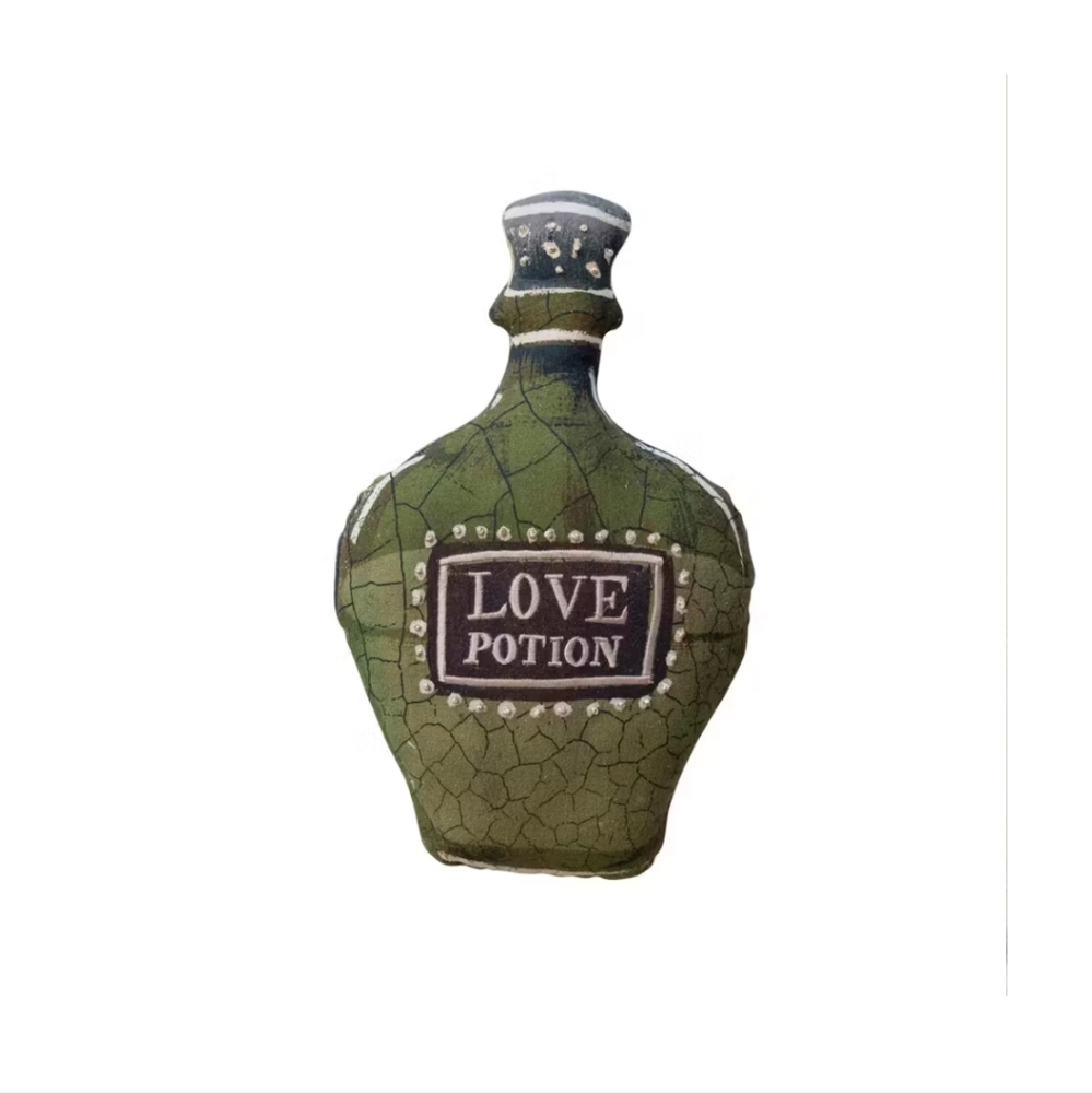 Creative co-op love potion bottle pillow